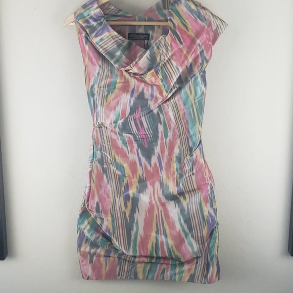 All Saints Modoc Limski Dress Size 8 - Picture 4 of 10